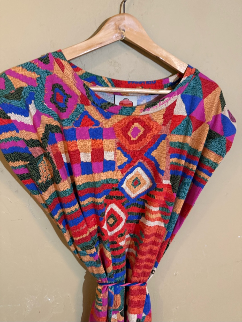 Farm Rio Summer Patches T-Shirt Dress Size XL - Picture 4 of 8